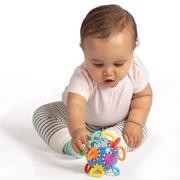 Minge interactiva cu manere click - clack pentru bebelusi, Manhattan Toy