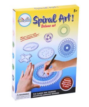 Set creativ Deluxe Spiral Art, 23 piese de creat si desenat spirale