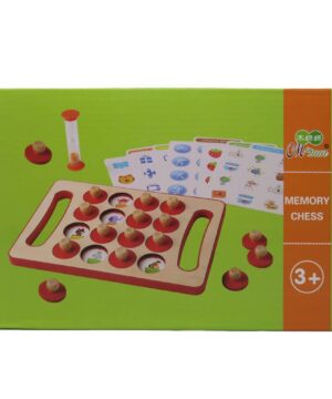 Joc educativ Montessori pentru memorie „Memory Chess”