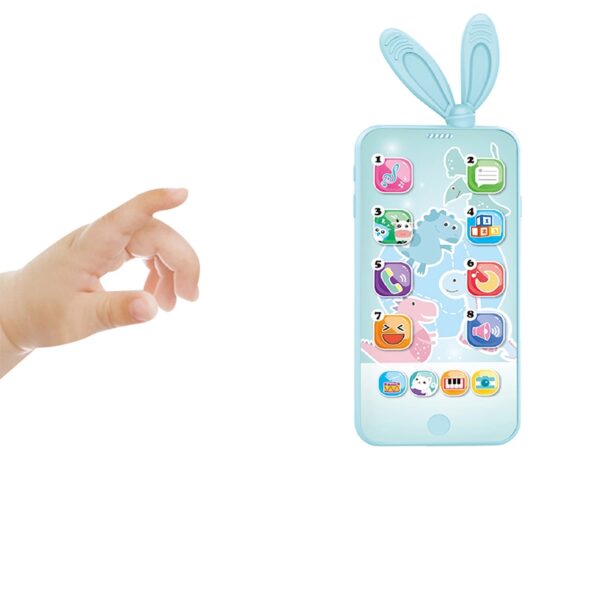 Jucarie interactiva Smart Phones Toys blue, + 3 luni, Oem