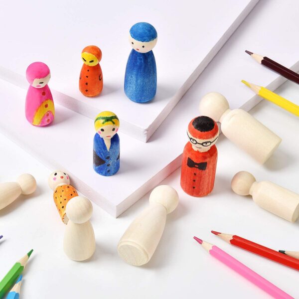 Set Jucarie educativa, Coloreaza figurinele si pregateste-le pentru evenimente speciale, + 3 ani, Mattelot Toys