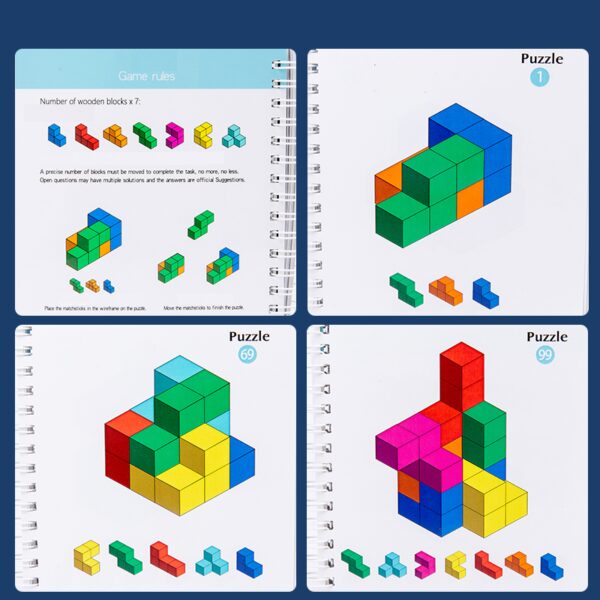 Joc educativ tip tetris, combina si creaza forme 3D, Build the Master, + 4 ani