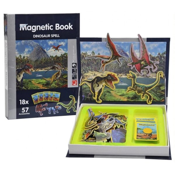 Joc educativ Carte magnetica Dinosaur Spell, Stem Jr, + 3 ani